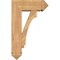Ekena Millwork Imperial Arts and Crafts Smooth Bracket w/ Offset Brace, Western Red Cedar, 7 1/2"W x 20"D x 32"H BKT0806X20X32IMP03SWR - alternate 3